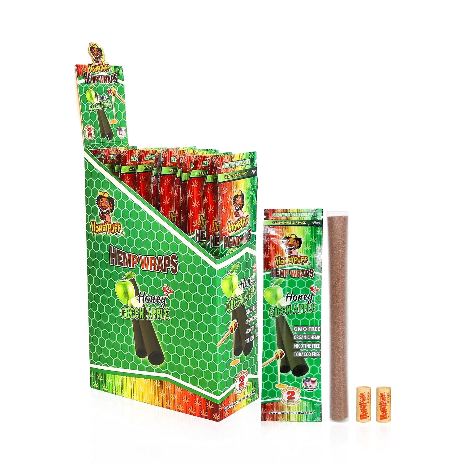 HONEYPUFF Green Apple Flavored