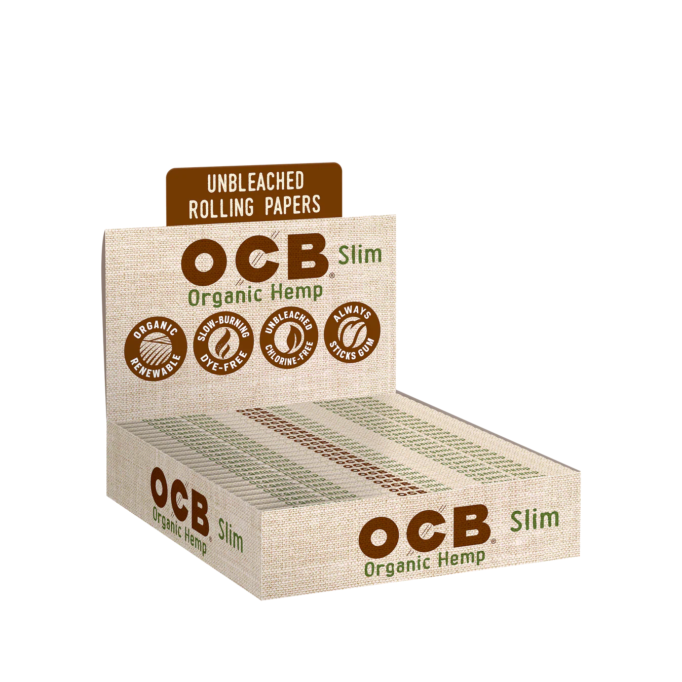 OCB Organic Hemp King Size Slim Rolling Papers