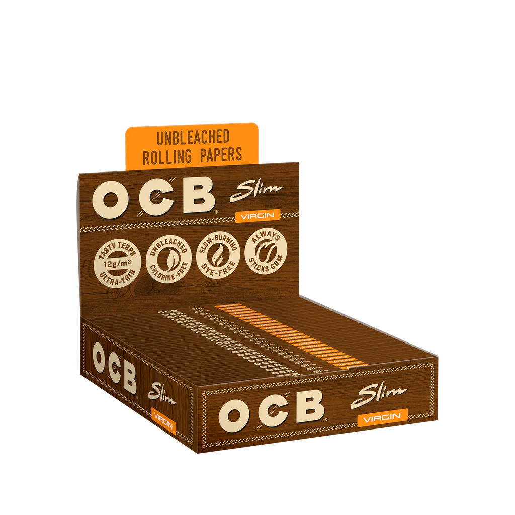 OCB  Unbleached Slim King Size Rolling Papers