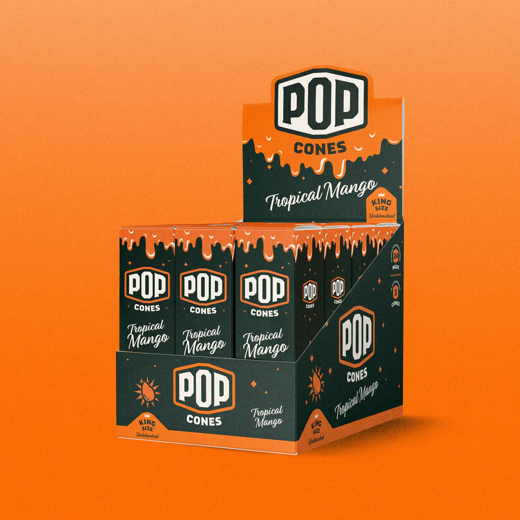 POP CONES Tropical Mango King Size Cone