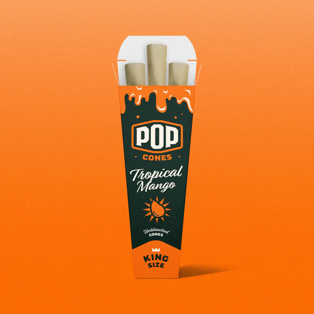 POP CONES Tropical Mango King Size Cone