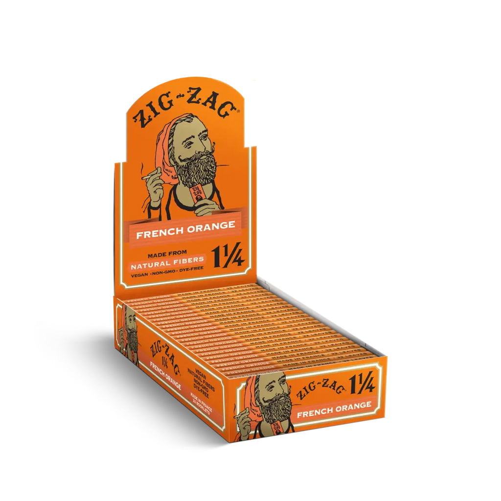 Zig-Zag French Orange Rolling Papers 1 1/4