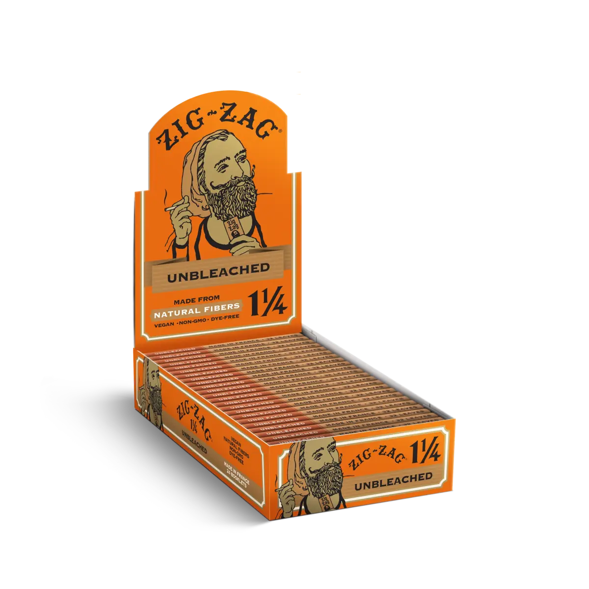 Zig-Zag Unbleached Papers 1 1/4