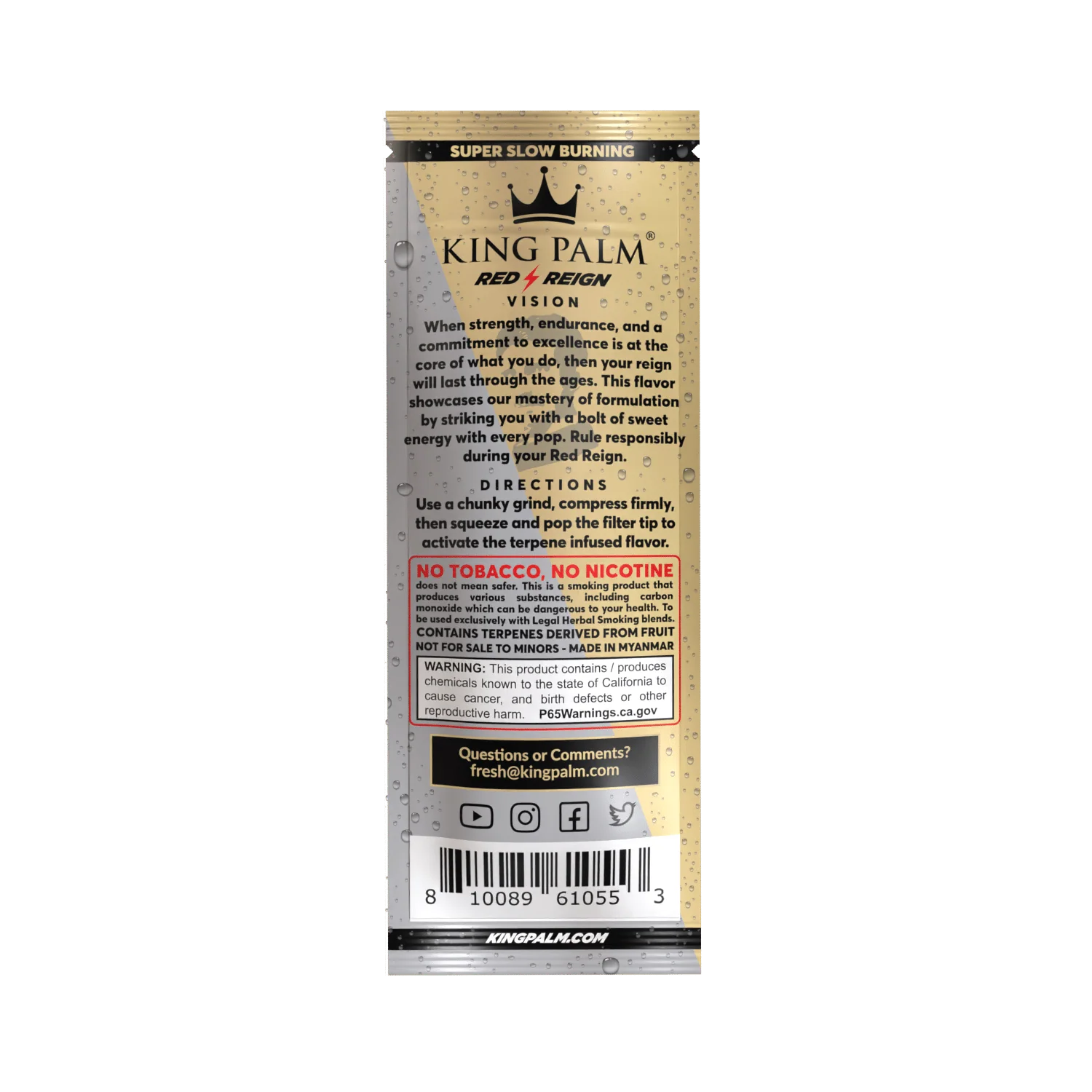 King Palm Red Reign (Energy Drink)